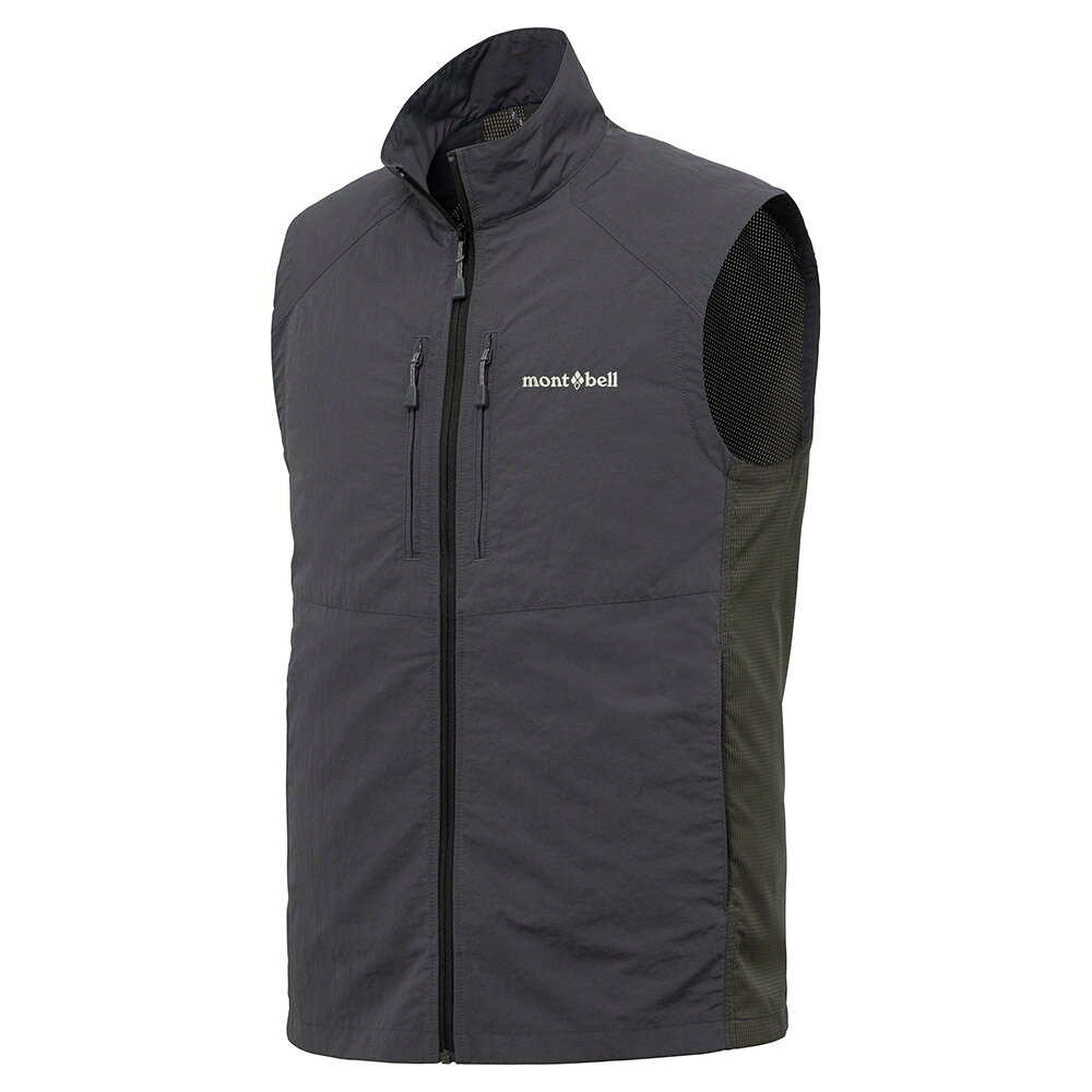 【【蘋果戶外】】mont-bell 1103332 DGY 深灰 TREKKING VEST 男款 休閒背心