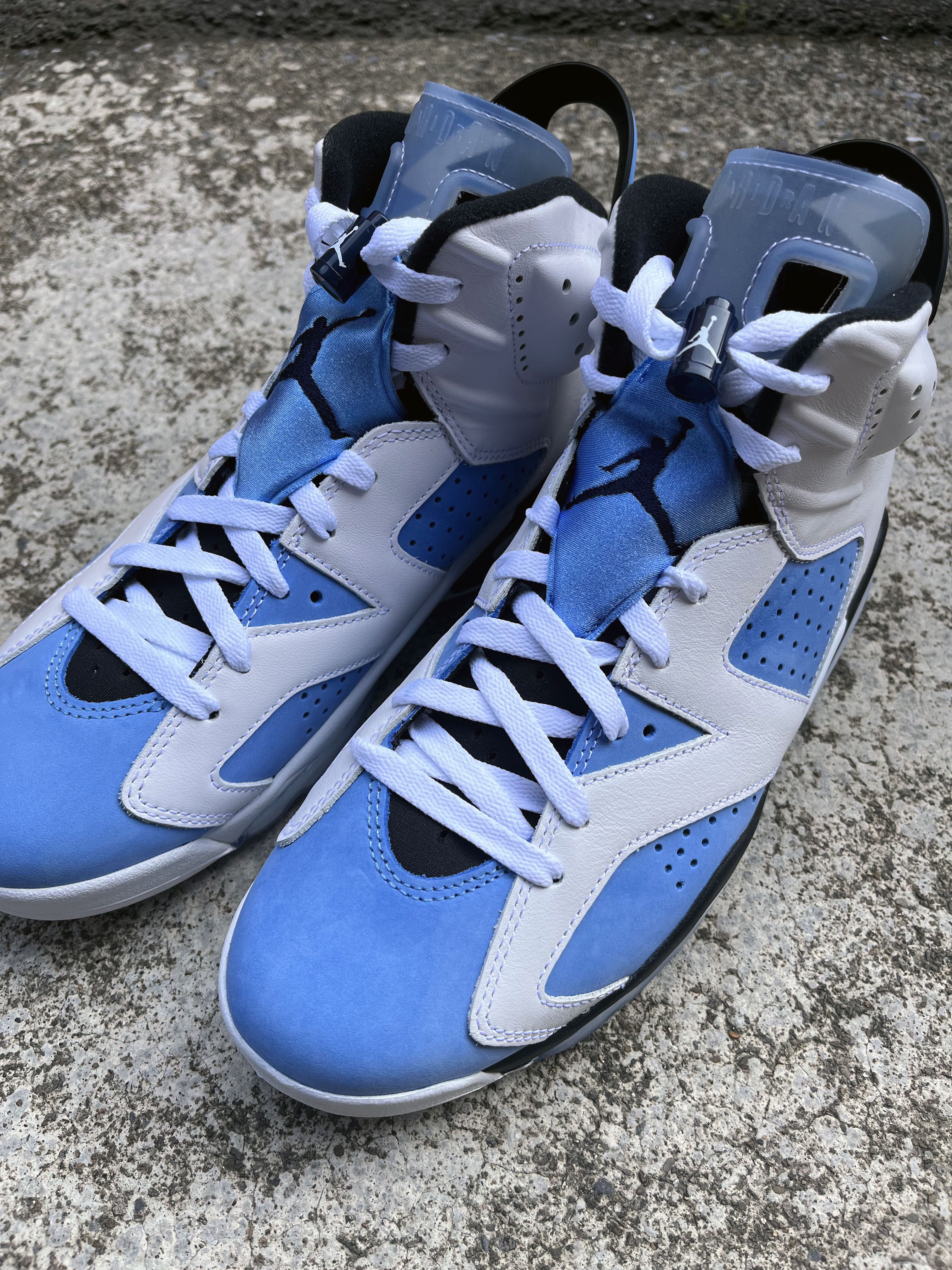 2022 經典北卡大學PE配色市售NIKE AIR JORDAN 6 RETRO UNC NORTH