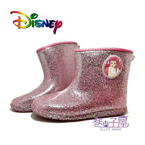 DISNEY迪士尼 公主系列 童款小美人魚艾利兒立體造型短筒雨鞋 雨靴 [322094] 粉 MIT台灣製造【巷子屋】