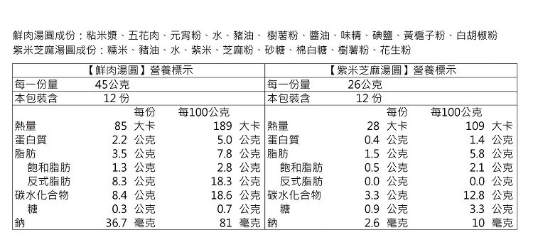 【點水樓 手工湯圓】紫米芝麻湯圓(10顆) 4