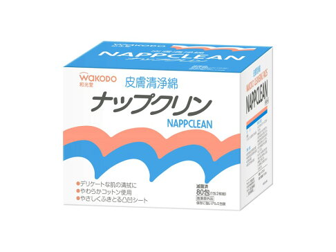 日本原裝 wakodo 和光堂 清淨綿 純水 厚型 24包/60包/80包 4