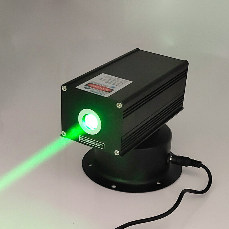 oxlasers 532nm大功率200mW綠光激光器可搖頭粗光束激光燈綠激光模組12V激光舞臺燈定焦