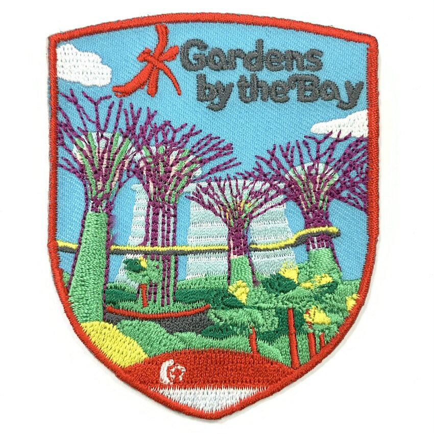 新加坡濱海灣花園 刺繡貼布 電繡貼 背膠補丁 PATCH 刺繡貼章 補丁貼 燙布貼 徽章