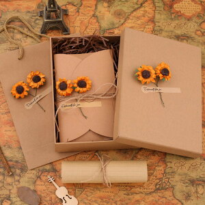 古風浪漫禮品盒表白告白信封信紙套裝生日禮物包裝盒創意文藝