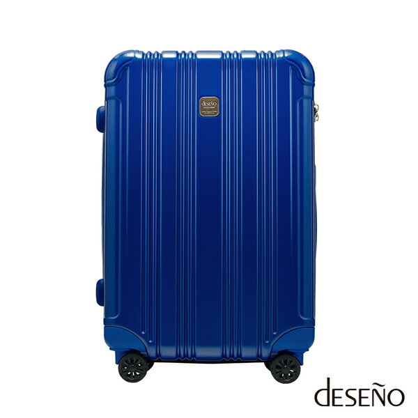 【加賀皮件】Deseno CUBE 酷比系列 多色 輕量 拉鍊 旅行箱 拉桿箱 24吋 行李箱 C2616
