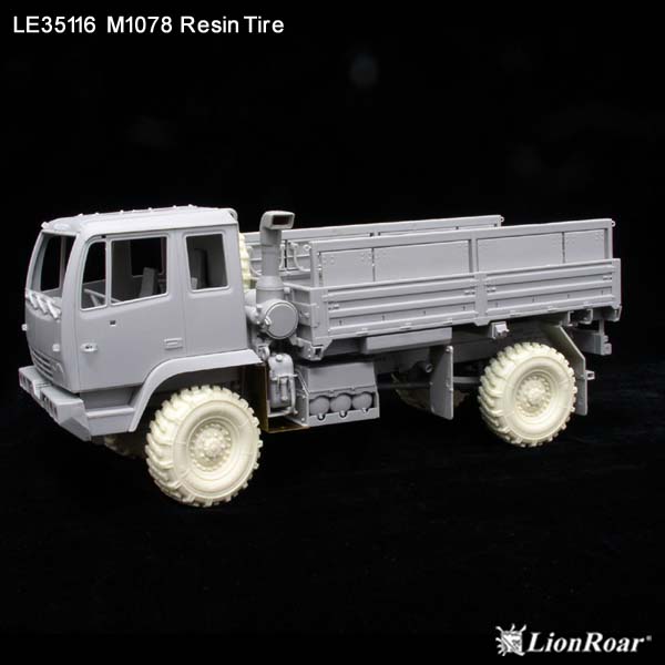 【JZHOBBY】獅瑞LE35116 1/35 美軍M1078 卡車用樹脂輪胎