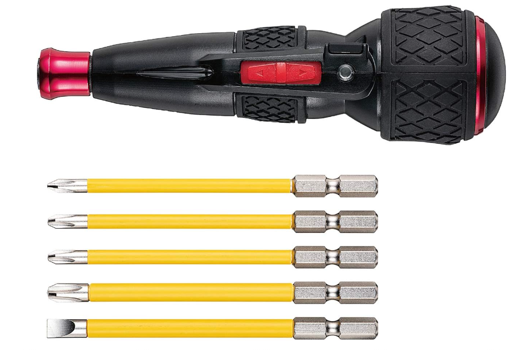 VESSEL 電動 螺絲起子 220USB-5 附五個鑽頭 日本正規品代購