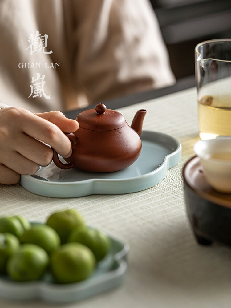 中式茶點干果盤點心盤婚慶甜品盤零食茶碟茶室茶果盤糕點擺盤供盤