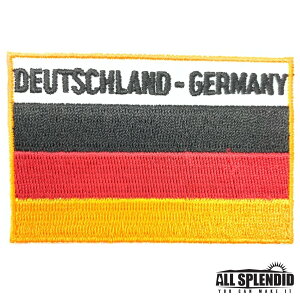 德國 Germany 全繡 布繡 國旗 圖案貼 3D 熨斗貼布 背膠 臂章 背包 刺繡章 背心 刺繡貼布