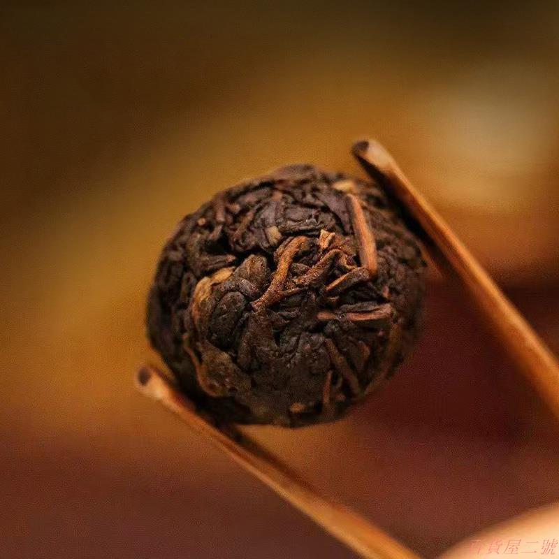 【暢陶直播】2003年帕沙龍珠雲南普洱茶熟茶葉送長輩禮盒裝200g