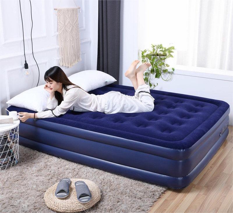 【免運】充氣床 高檔雙層加厚氣墊 單人氣墊床 戶外折疊氣床 家用雙人懶人床