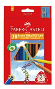 Faber-Castell 大三角彩色鉛筆 3.3 mm 30色 *116530