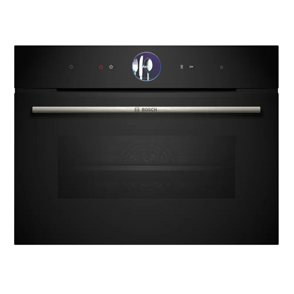 【領券折200】【得意家電】德國 BOSCH 博世 CSG7561B1 8系列 精巧型 嵌入式蒸烤爐(60x45cm)(極緻黑)(220V) ※熱線07-7428010