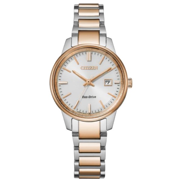 CITIZEN星辰錶 EW2596-89A 現代簡約光動能腕錶/ 白麵29mm｜樂天全館特惠中★指定刷卡回饋10%
