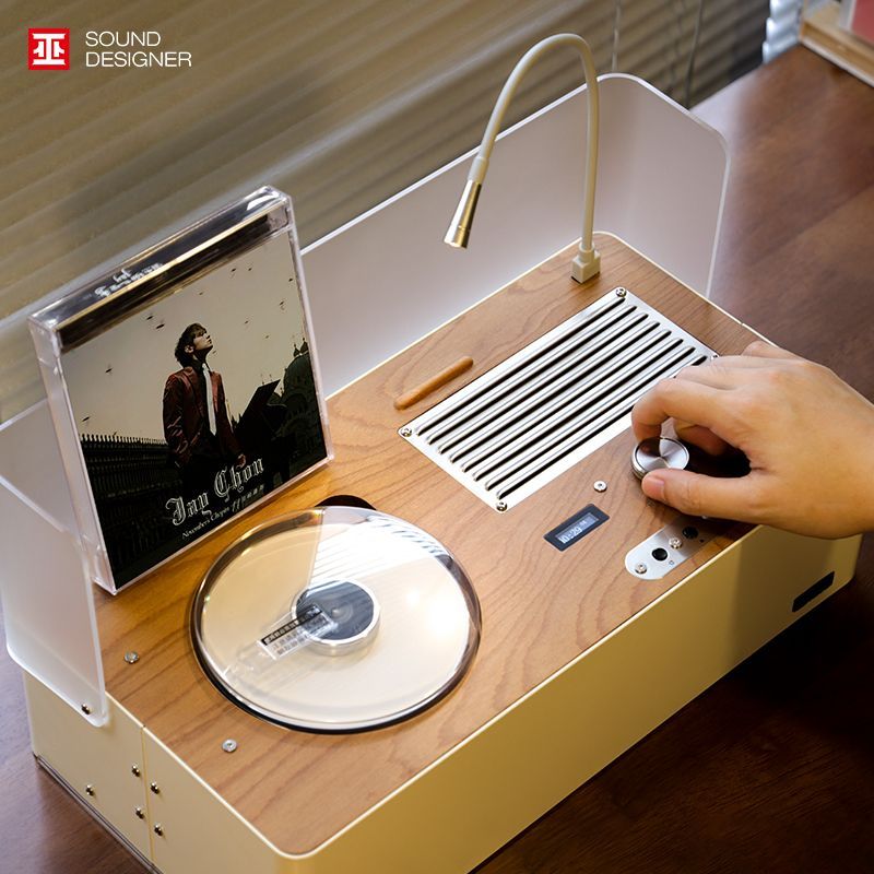 【全頻喇叭】巫牌 迷星CD機 高音質音響外放一體式CD專輯播放機 居家氛圍【北歐家居生活】