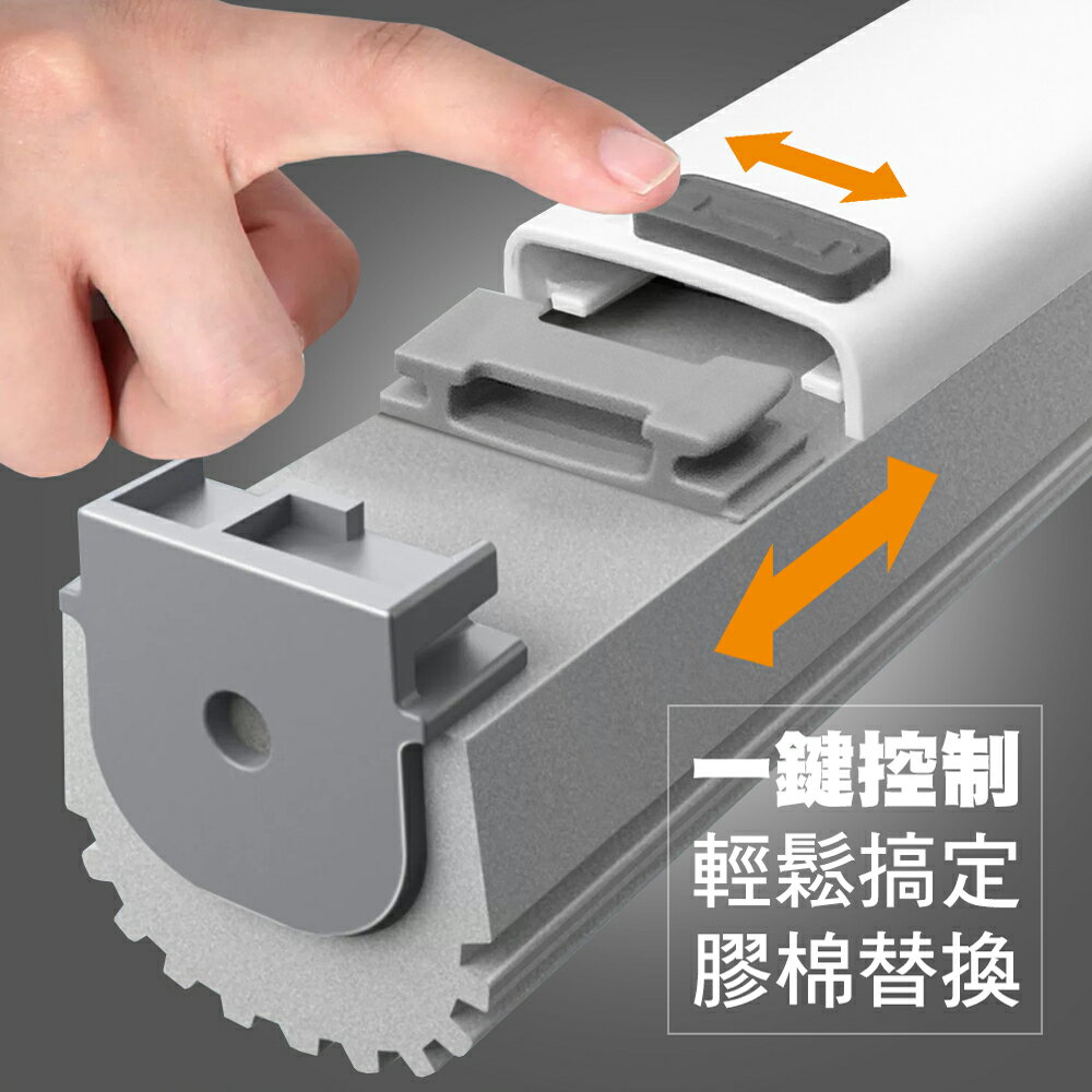 家簡塵除 雙淨拖膠棉拖把替換頭 5