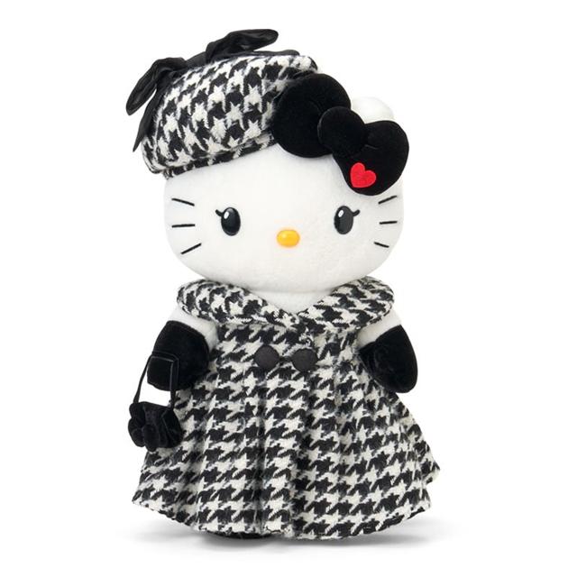 【震撼精品百貨】Hello Kitty 凱蒂貓~日本SANRIO三麗鷗 KITTY2025生日娃娃-千鳥紋生日派對*14846