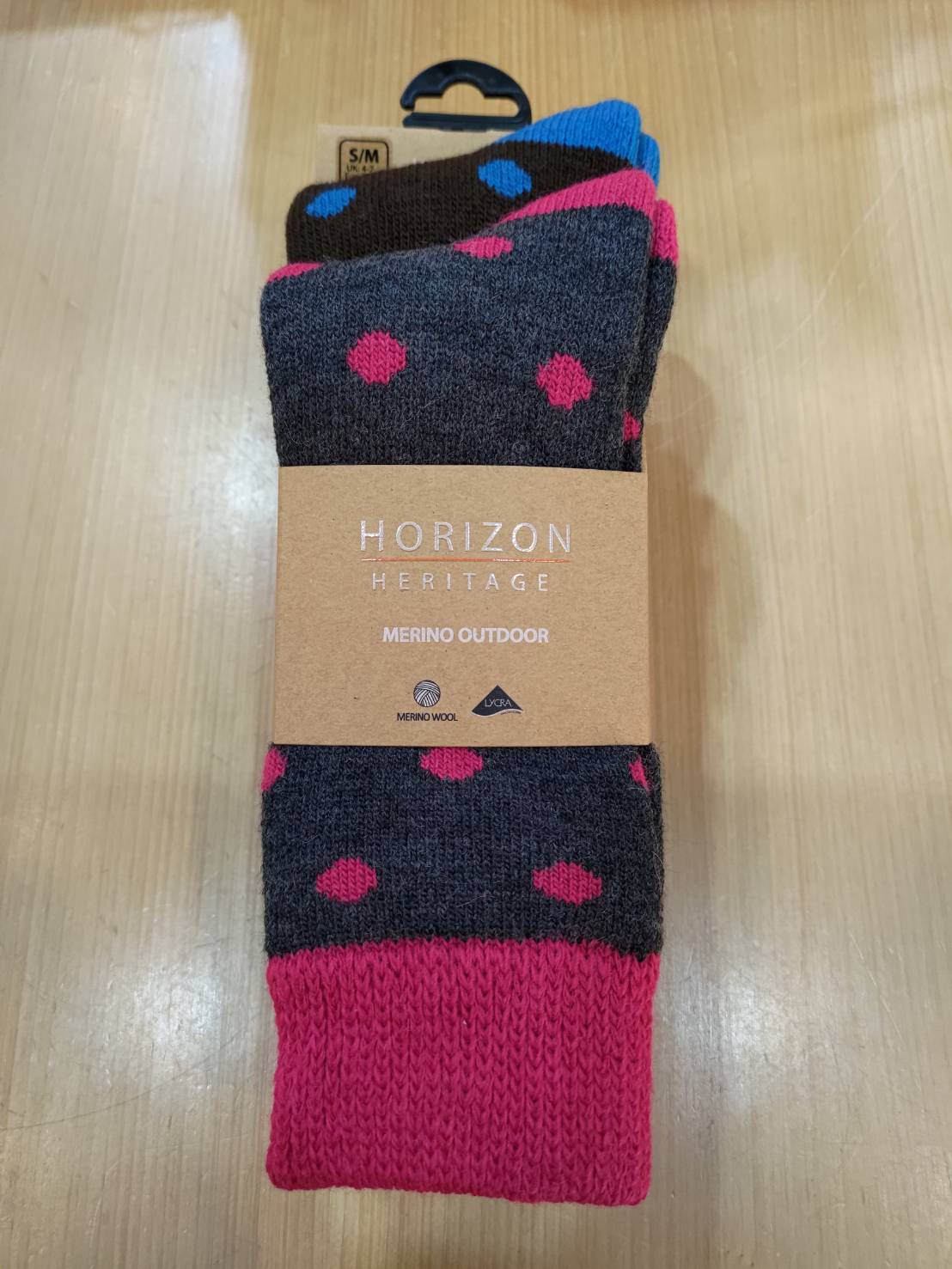英國《HORIZON》 HERITAGE MERINO OUTDOOR 2PK 羊毛保暖機能襪 2雙套裝組