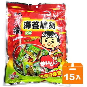 嘉南食品 日式岩燒海苔脆麵(素食) 240g (15入)/箱【康鄰超市】