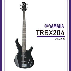 【非凡樂器】YAMAHA TRBX204 /電貝斯/贈配件包/公司貨保固/黑色