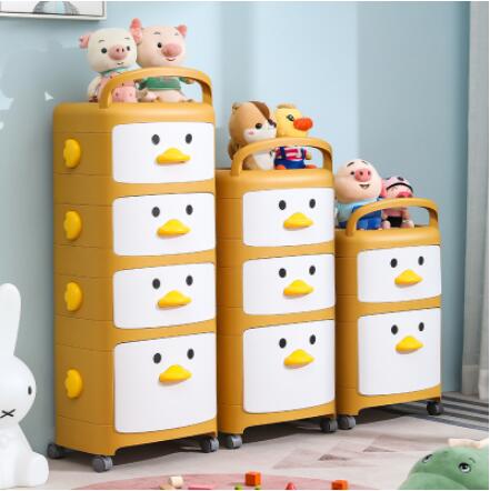 兒童床頭櫃抽屜式收納櫃家用寶寶衣櫃置物架零食玩具整理儲物櫃子 全館免運館