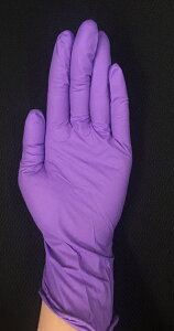 三花 H1167 無粉NBR手套(紫)