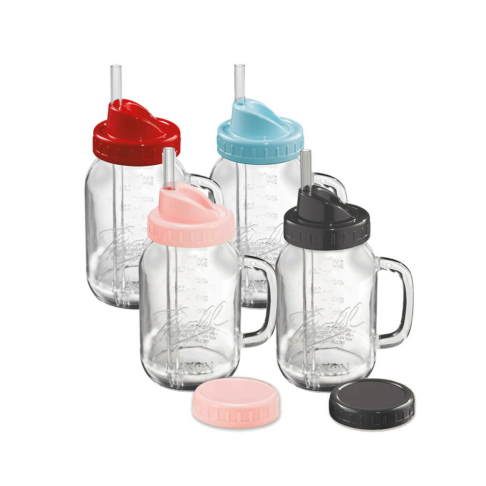 Oster Ball Mason Jar 隨鮮瓶果汁機替杯 曜石灰、玫瑰金/個 BLSTMV