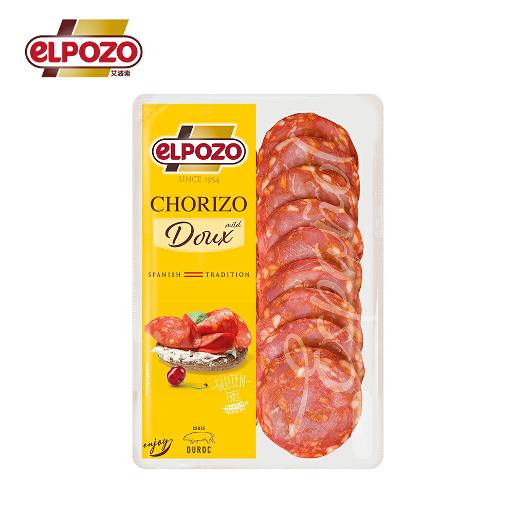 【玩饗食庫】西班牙 ELPOZO 艾波索 邱拉爾臘腸-原味切片80g