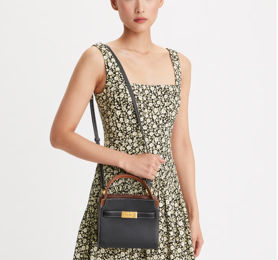 Tory burch lee radziwill discount petite bag with rain cover