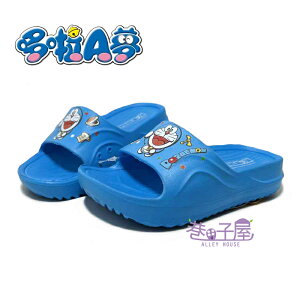 Doraemon哆啦A夢 童鞋 一體成形 運動拖鞋 防水拖鞋 [DMKS00786] 藍 MIT台灣製造【巷子屋】