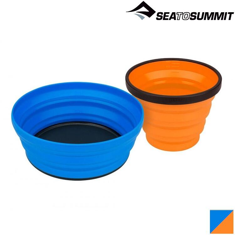 Sea to Summit X-Set X-摺疊餐具2件套裝(1杯、1碗) STSAXSET2