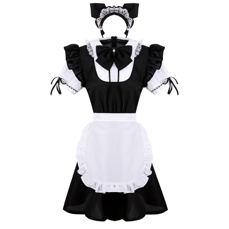快速出貨 女僕裝lolita 可愛學生女裝大佬連衣裙蘿莉塔套裝二次元服裝日常