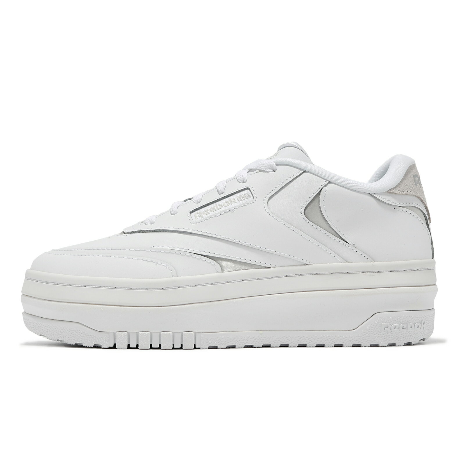 Reebok 休閒鞋 Club C Extra 女鞋 男鞋 白 灰 厚底 增高 復古 100033109