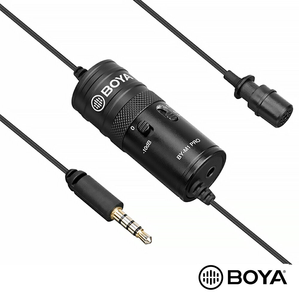 限時★.. 【BOYA】 BY-M1 PRO 領夾式電容式麥克風 手機相機PC可用 3.5mm 耳機孔 TRRS 直播 隨插即用 公司貨 BOYABY-M1 PRO【夏日限時 全館點數5倍送】