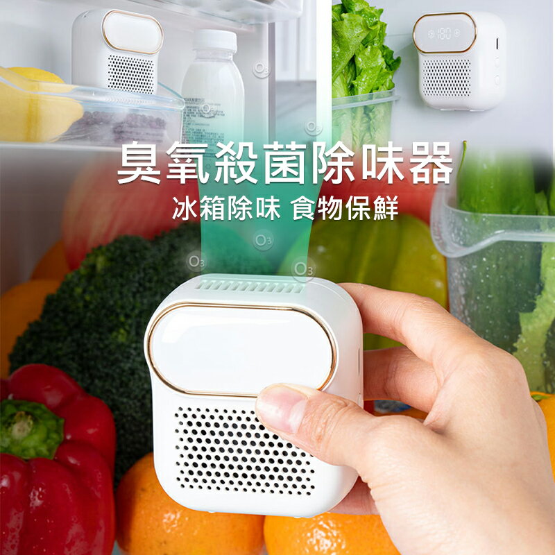 冰箱除臭器/臭氧機 食物保鮮 家用淨化器 臭氧殺菌 去異味/淨化空氣/廁所/廚房 (USB充電)