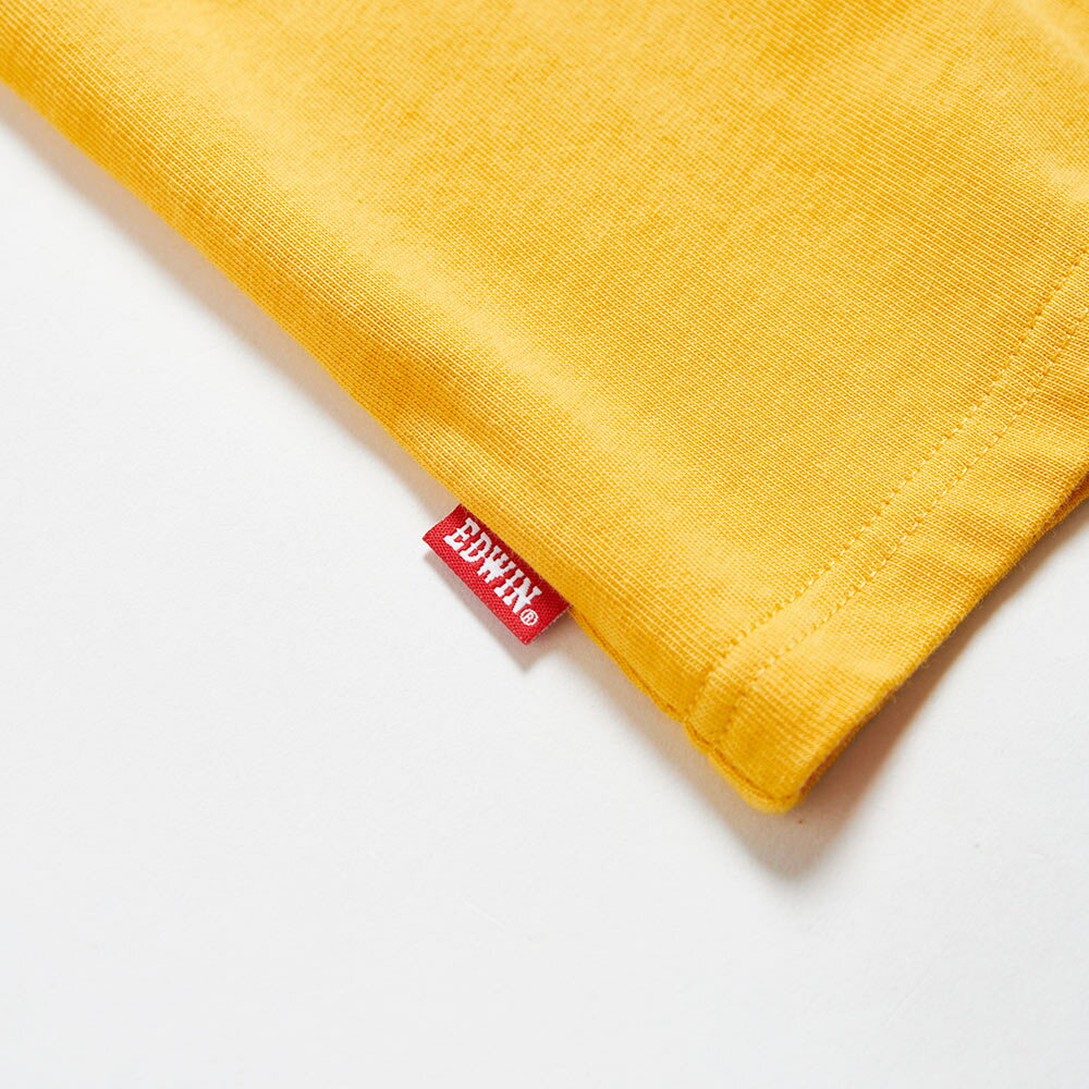 EDWIN 男款 復古LOGO短袖T恤 (黃色) #狂降5折 5