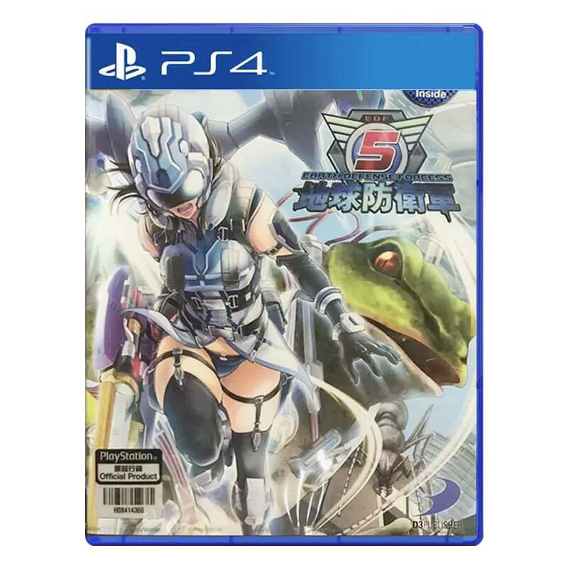 索尼PS4遊戲片 地球防衛軍5 EDF 5 EARTH DEFENSE FORCE 繁體中文 全新/二手