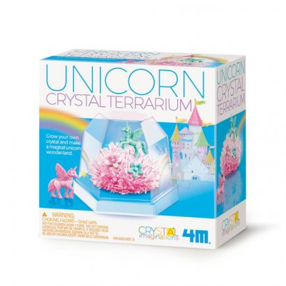 《4M 》神奇水晶 獨角獸水晶世界 Unicorn Crystal Terrarium 東喬精品百貨