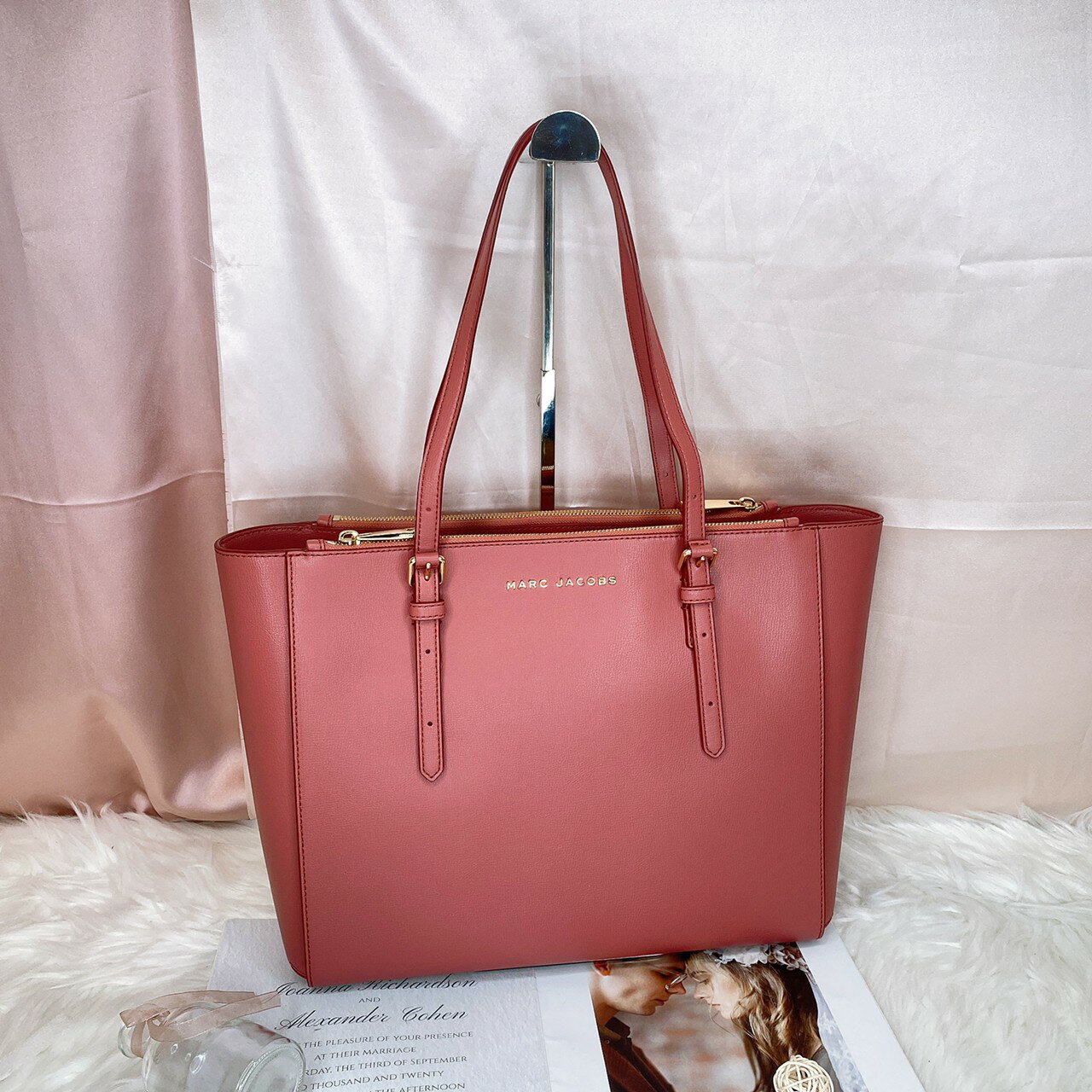 Marc Jacobs 拉鍊托特 肩揹包【送禮精選★APP下單點數4倍送】