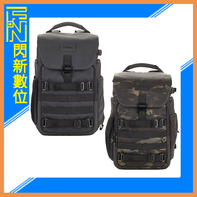TENBA Axis V2 LT 18L 二代 軸戰術 輕型 後背包 攝影包 黑色/迷彩黑(公司貨)