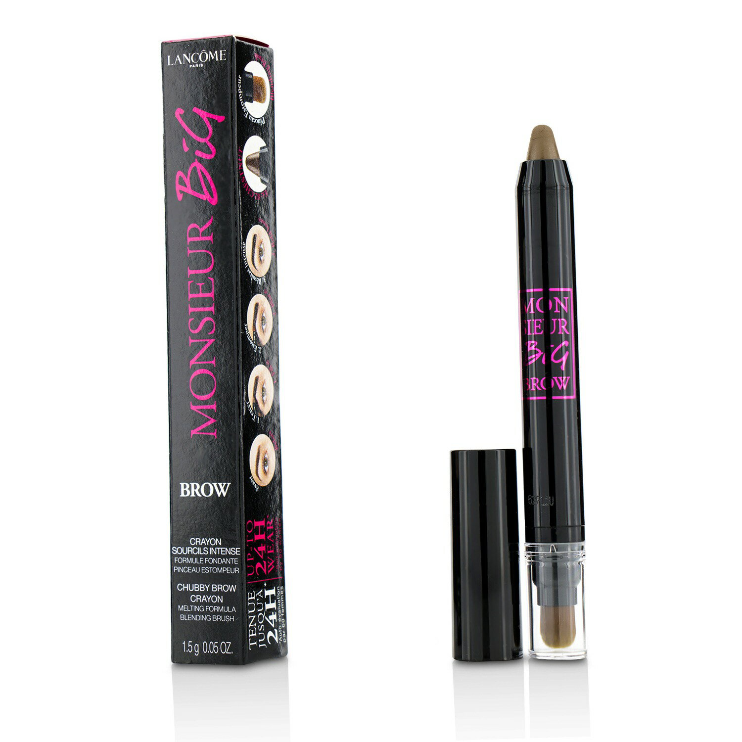 蘭蔻 Lancome - 雙頭眉筆 Monsieur Big Brow Chubby Brow Crayon With Blending Brush