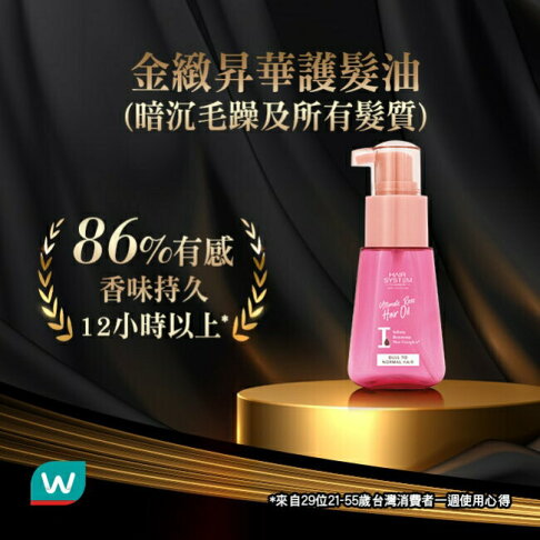 Hair System 金緻昇華護髮油(暗沉毛躁及所有髮質)70ml 0