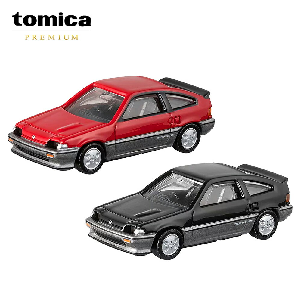 【日本正版】兩款一組 TOMICA PREMIUM 16 本田 Ballade Sports CR-X Honda 喜美 玩具車 多美小汽車 - 936442