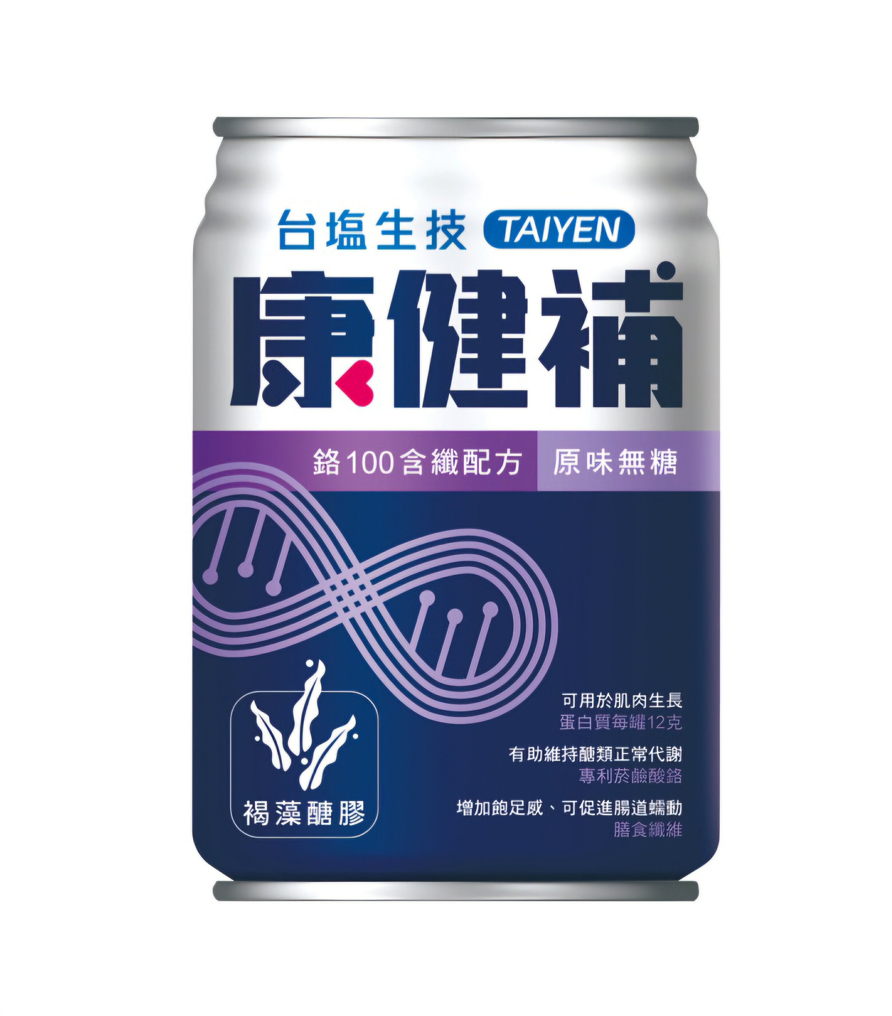 【1箱送4罐】台塩生技 康健補 鉻100含纖無糖 237mlX24罐/箱 (2026.02.17)【宅配免運】