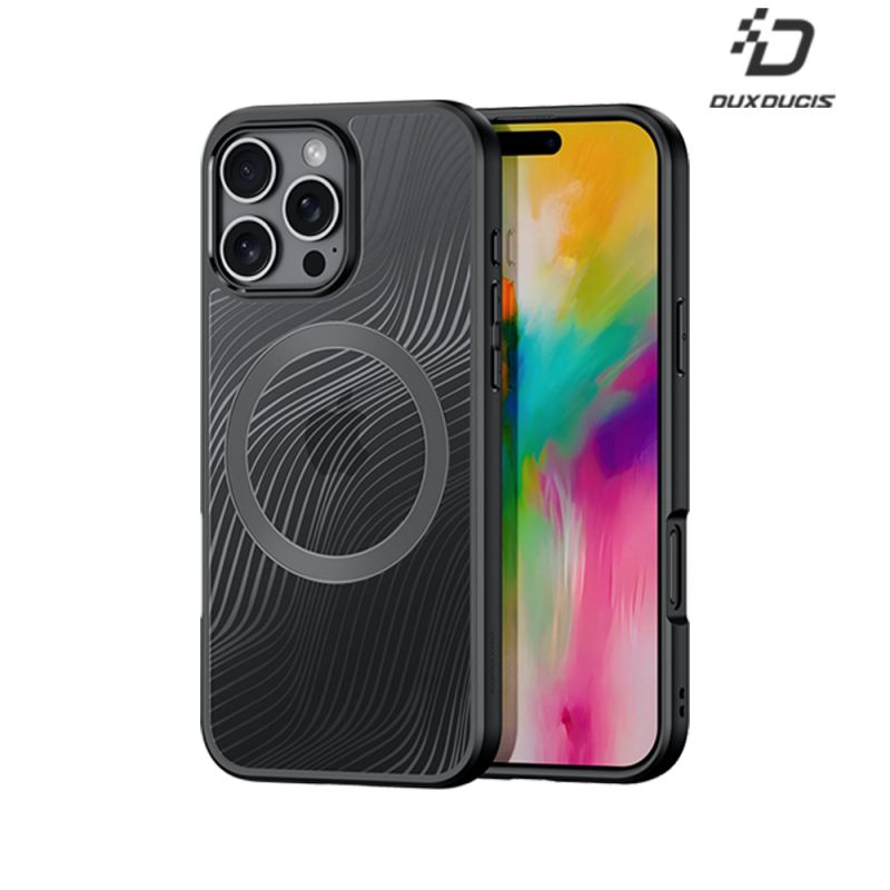 手機殼 防摔殼 DUX DUCIS Apple iPhone 16 Pro Max Aimo Mag 磁吸保護殼 手機殼 磁吸殼 霧面不沾指紋防摔殼 MagSafe【愛瘋潮】