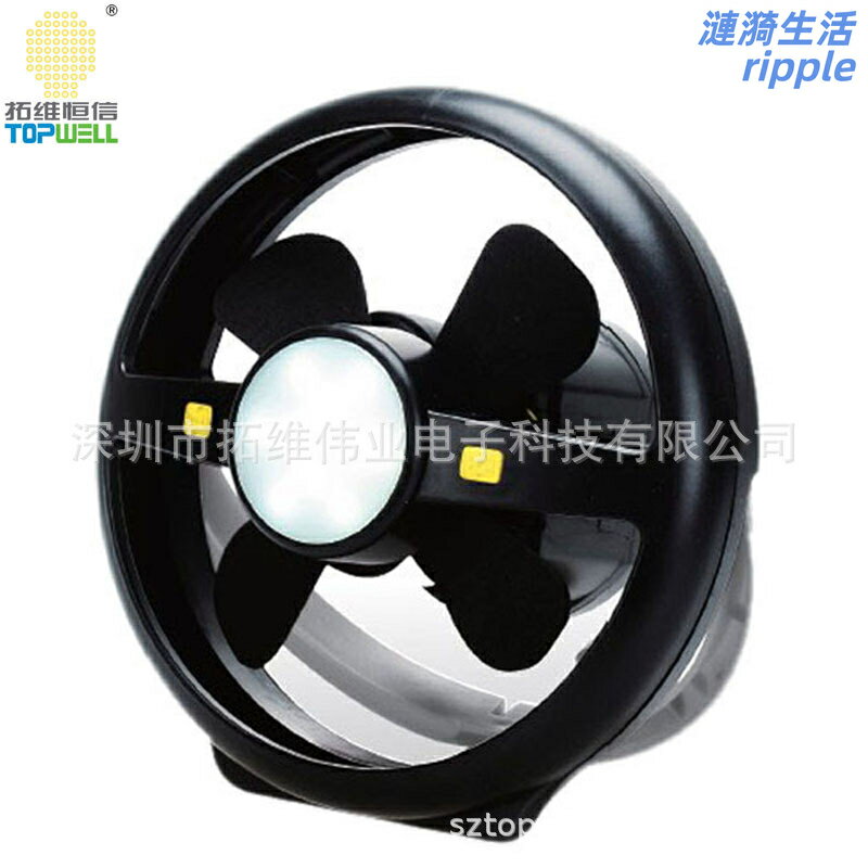 【USB充電掛鉤】露營風扇燈 帳篷風扇 戶外風扇 野營燈 LED照明燈 可充電風扇 露營必備 掛鉤設計 一鍵開關 輕巧便攜 熱銷款