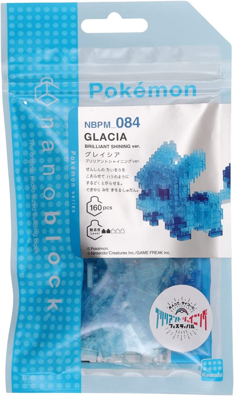 《Nanoblock 迷你積木》寶可夢 NBPM-084 冰伊布 水晶特別版 東喬精品百貨