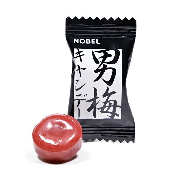 【江戶物語】NOBEL 諾貝爾 男梅夾心糖 濃厚梅干味 80g 濃縮男梅 硬糖 糖果 梅干糖 完熟梅干 1
