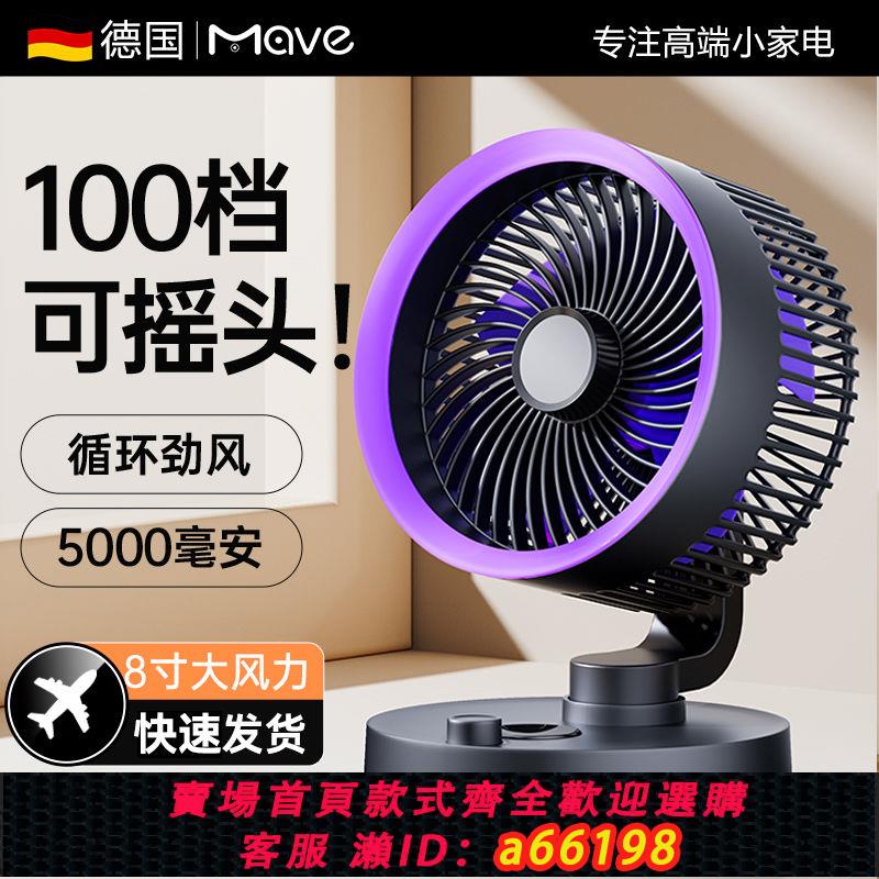【臺灣公司 可開發票】空氣循環扇家用靜音臺式小風扇可搖頭桌面學生宿舍床頭小型電風扇