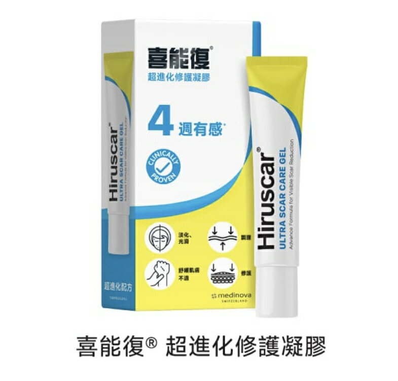 升級版 先進配方 Hiruscar 喜能復 超進化修護凝膠 20g 維他命B5 憨吉小舖